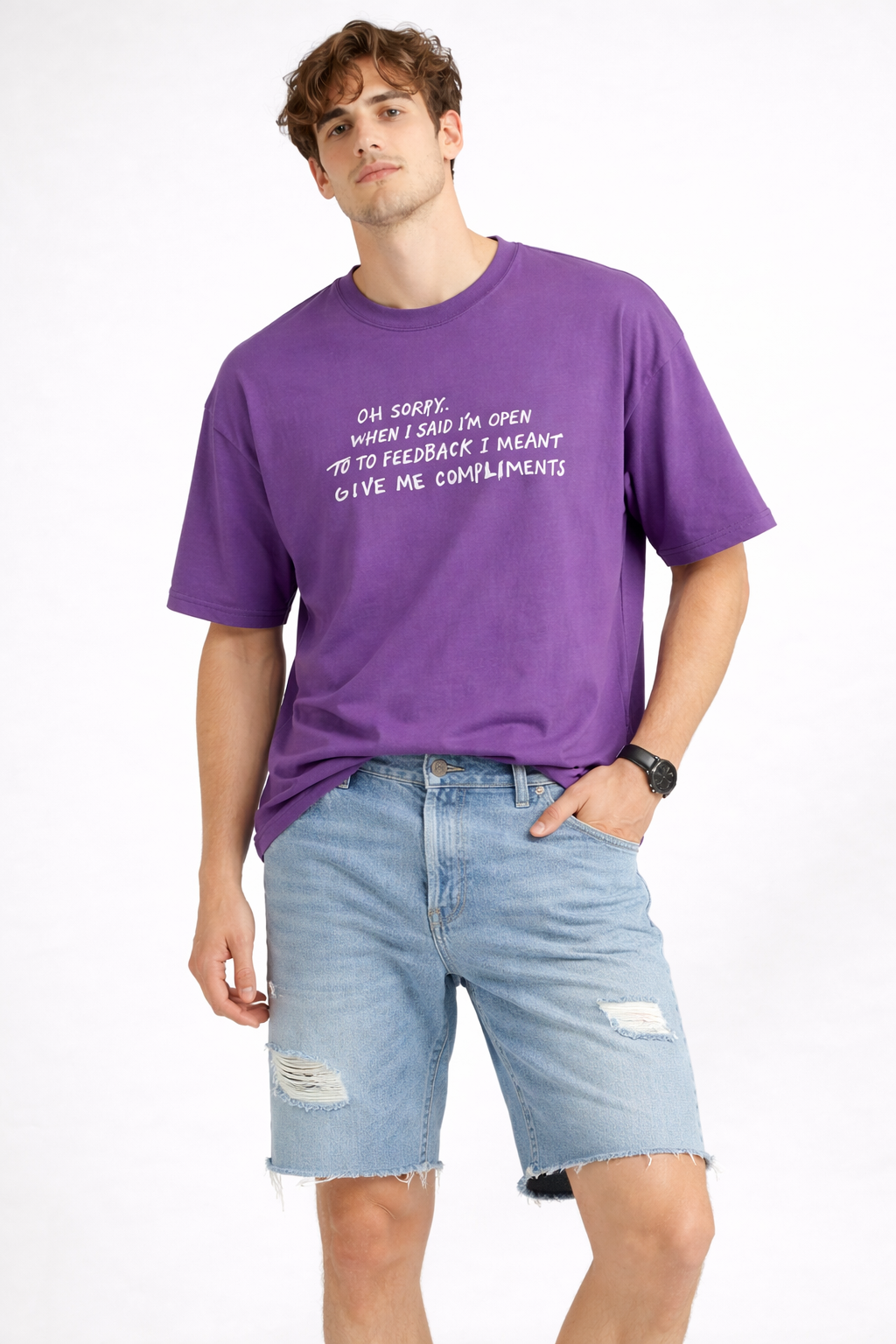 OH SORRY ! OVERSIZED FIT TSHIRT image 0