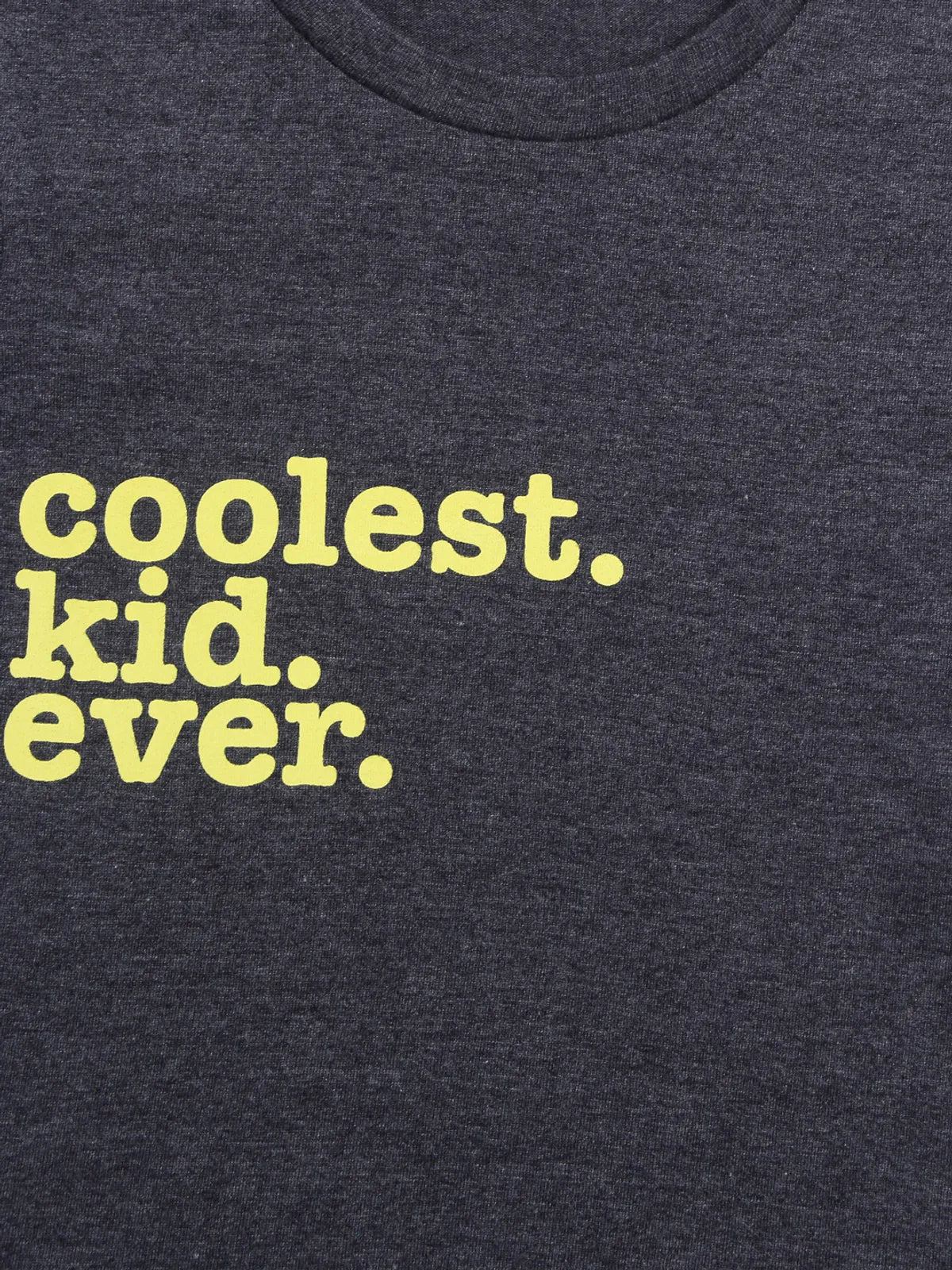 Door74 Unisex Navy Coolest Kid Ever Printed Round Neck T-Shirt - 5-6Y image