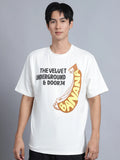 Off-White Banana Print Oversized T-Shirt For Men