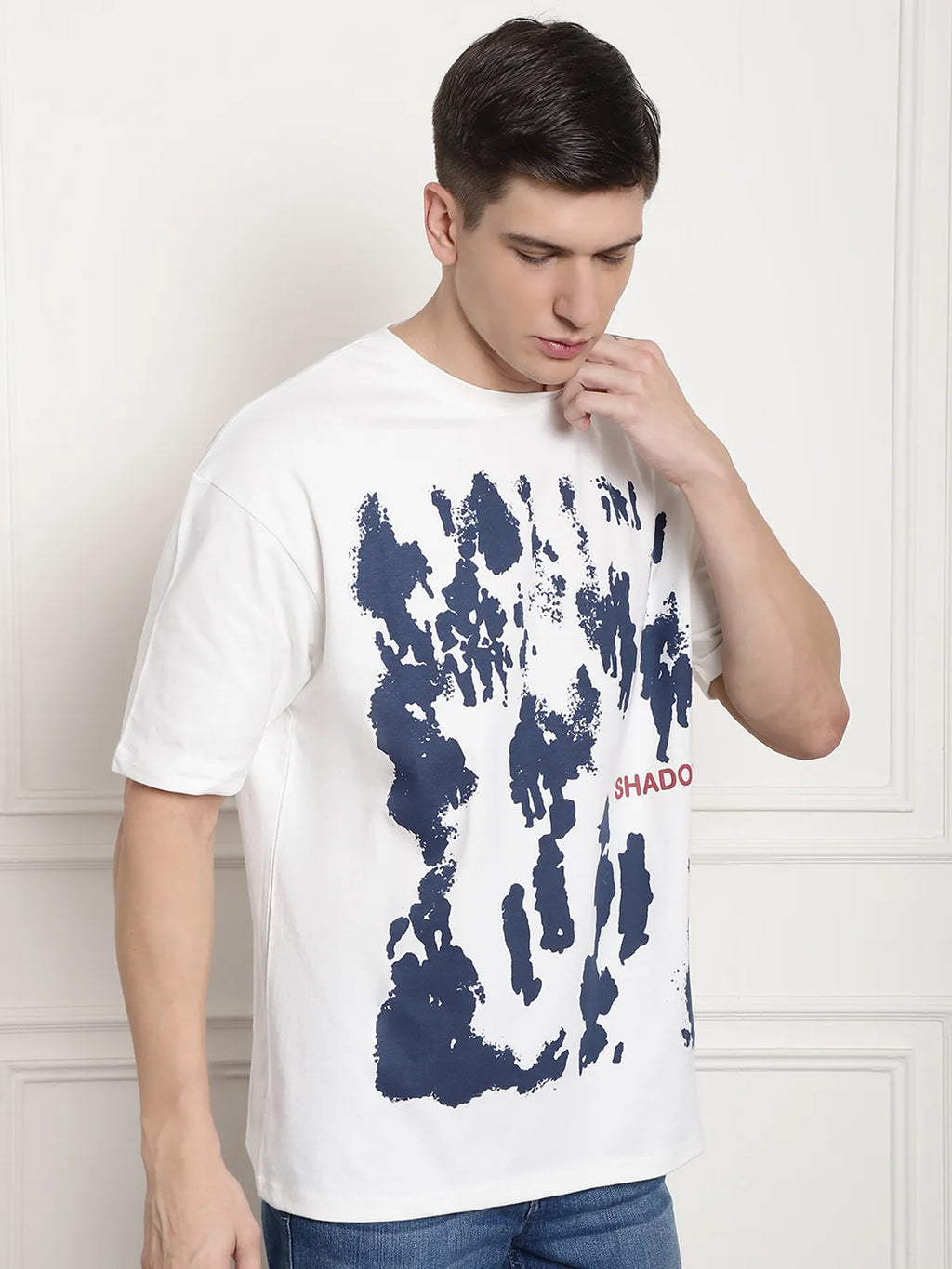 Off-White Shadow Print Oversized T-shirt For Men