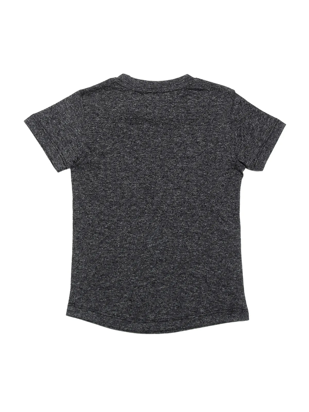 Door74 Unisex Grey Ok Printed Round Neck T-Shirt - 13-14Y image
