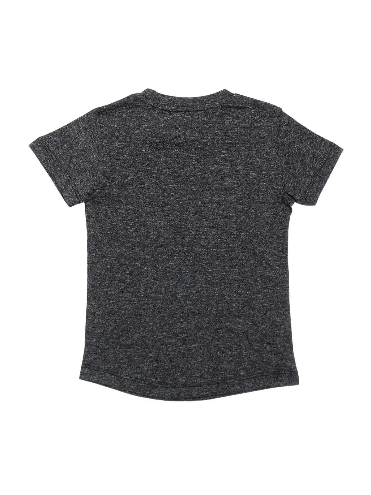 Door74 Unisex Grey Ok Printed Round Neck T-Shirt - 13-14Y image