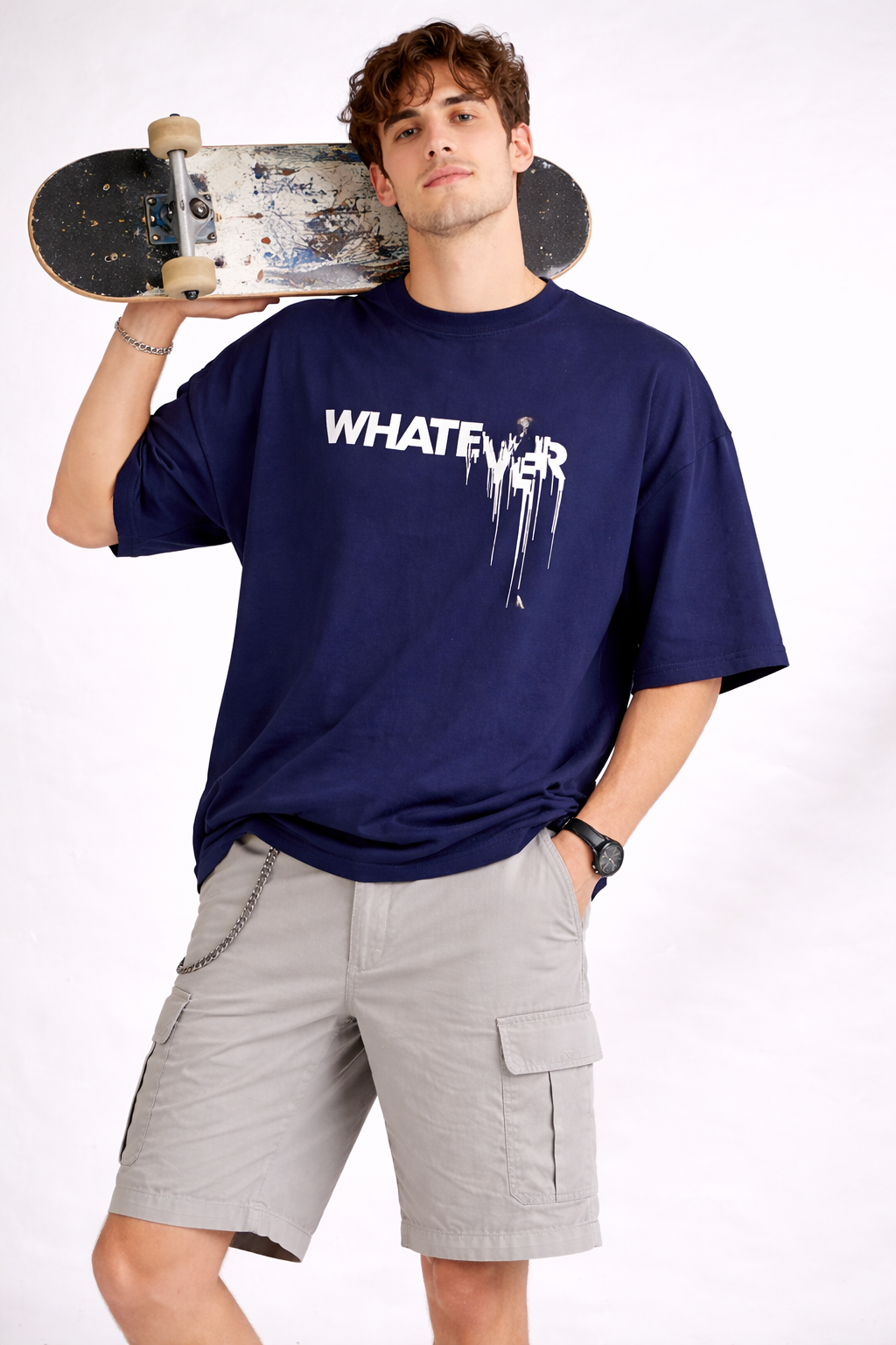 WHATEVER OVERSIZED FIT TSHIRT image 4