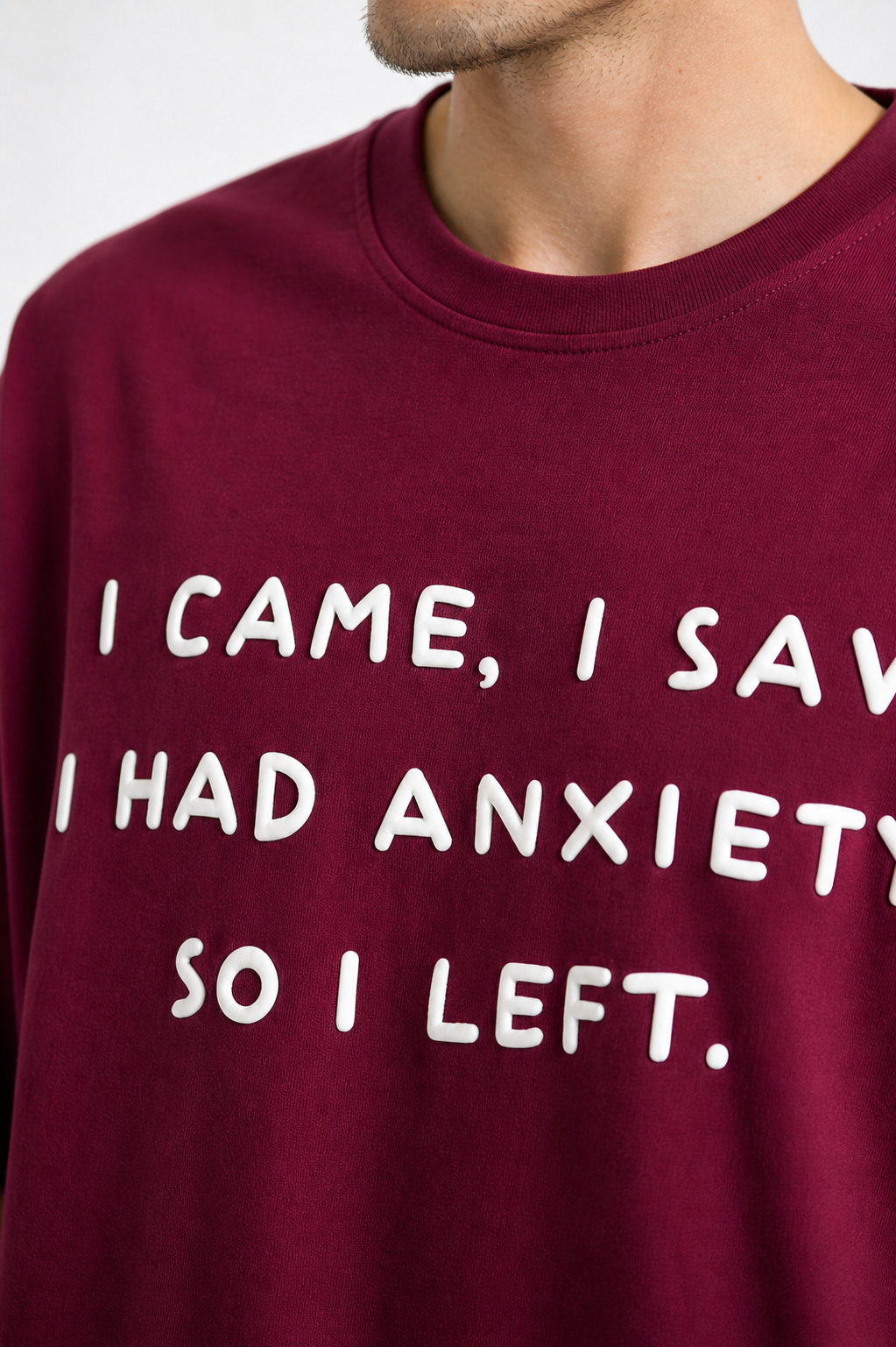 ANXIETY OVERSIZE FIT TSHIRT image 4