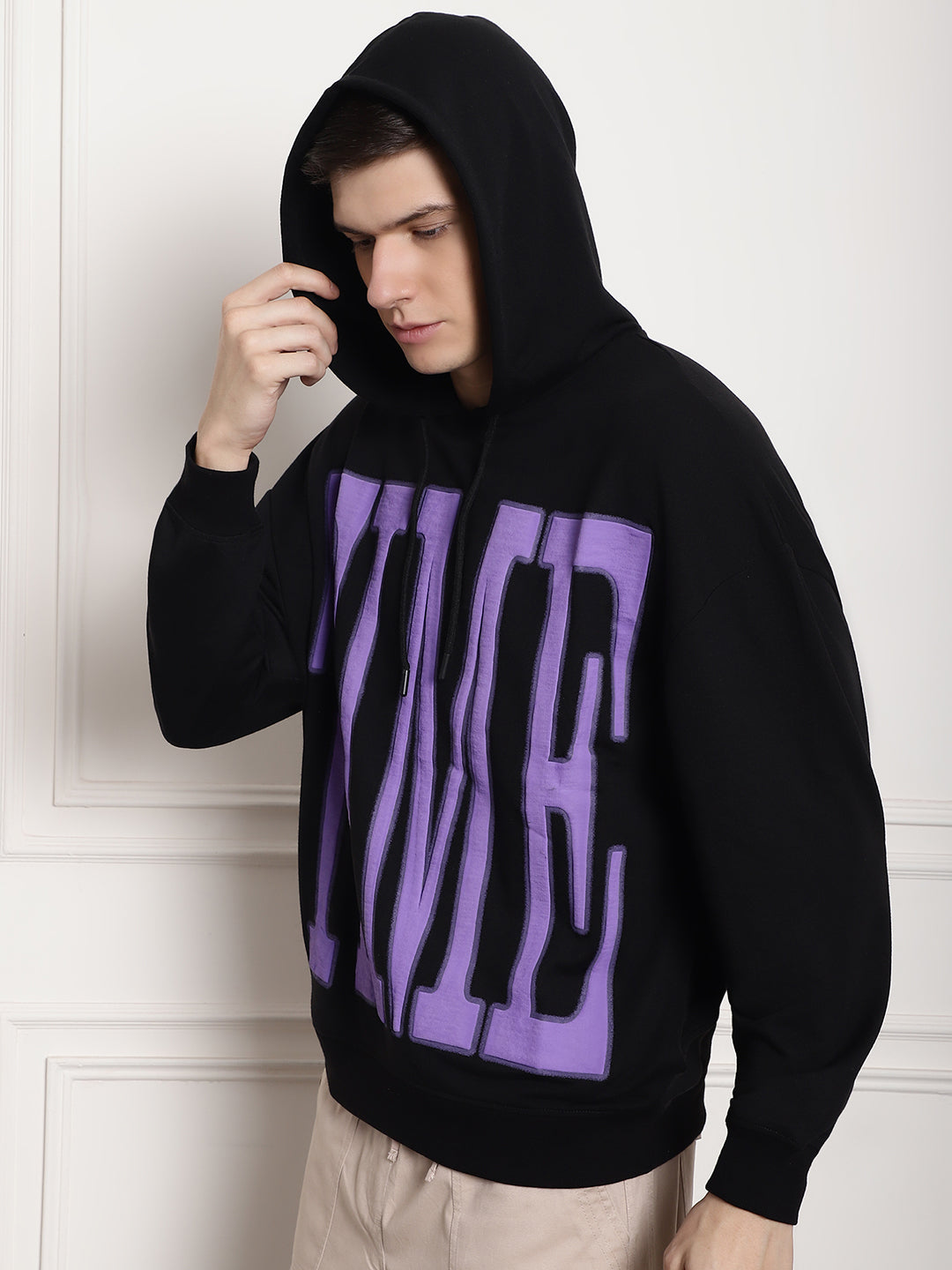 Stylish Printed Hooded Sweatshirt for Men image 3