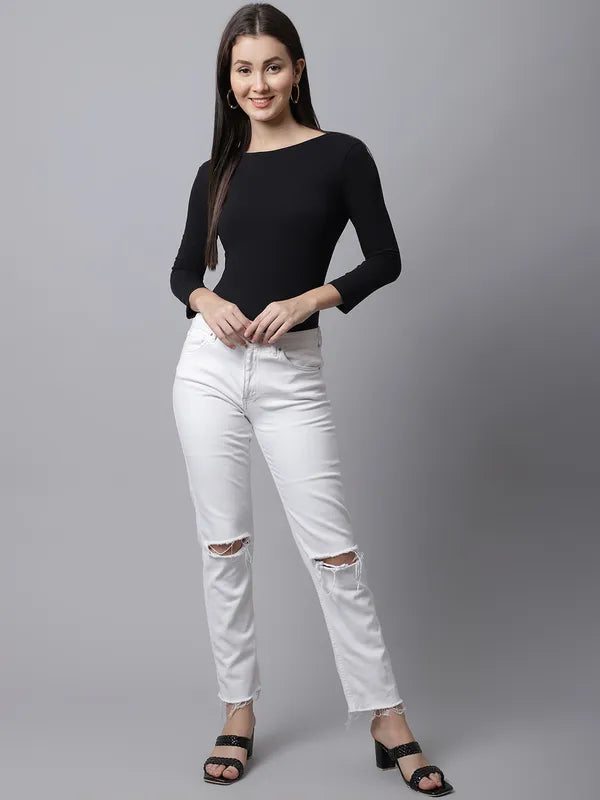 Black Bodysuit For Women image 2