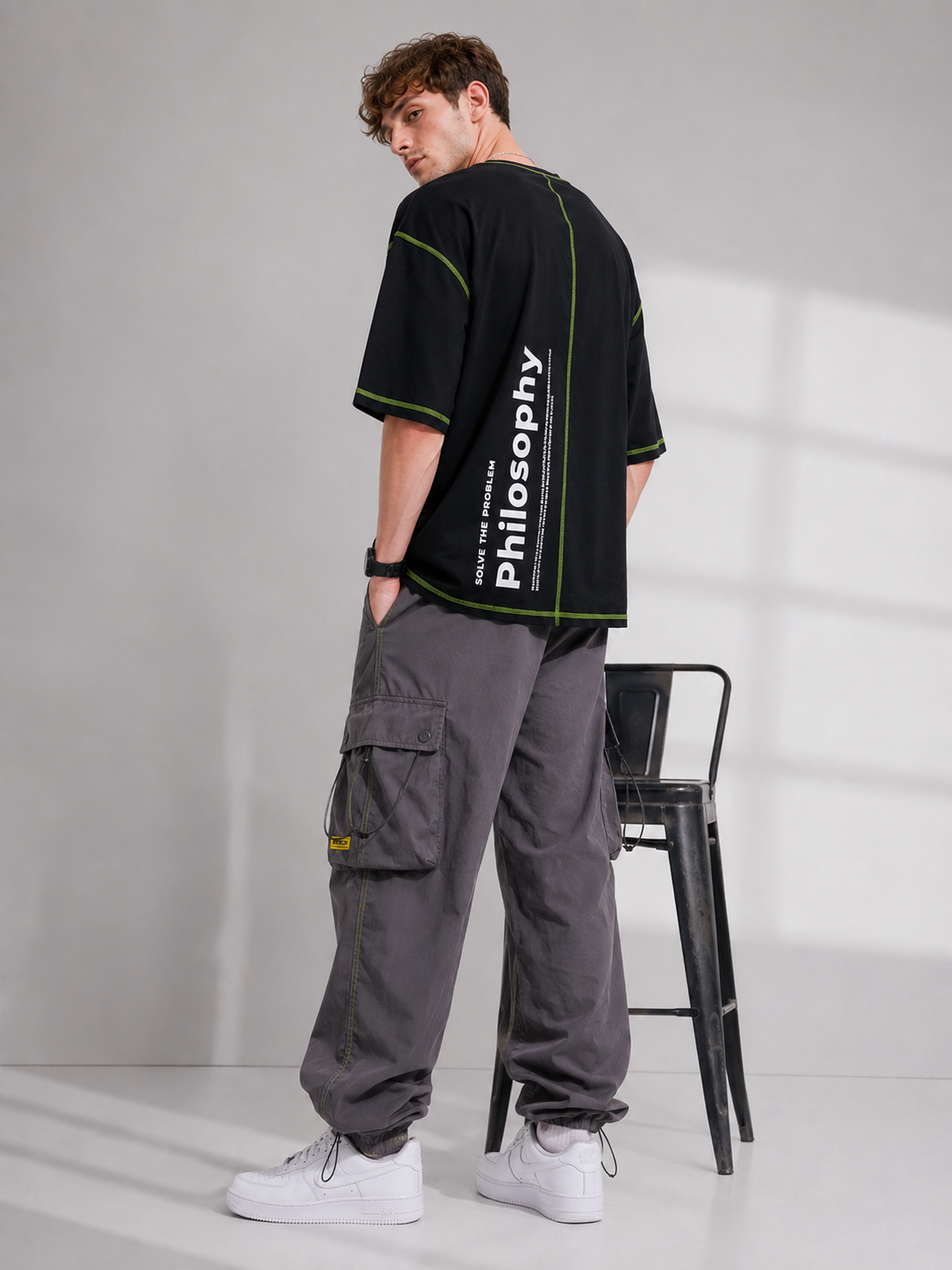 PHILOSOPHY OVERSIZED FIT TSHIRT image 5