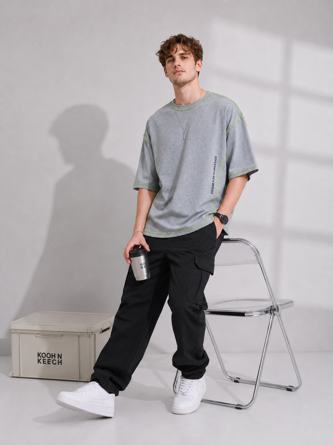 PHILOSOPHY OVERSIZED FIT TSHIRT image 4