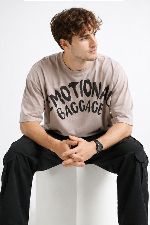 EMOTIONAL BAGGAGE OVERSIZE FIT TSHIRT image 0