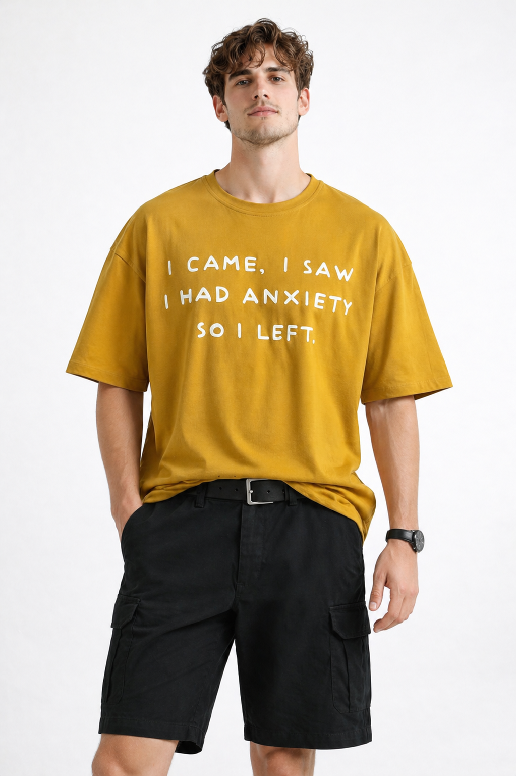 ANXIETY OVERSIZE FIT TSHIRT image 0