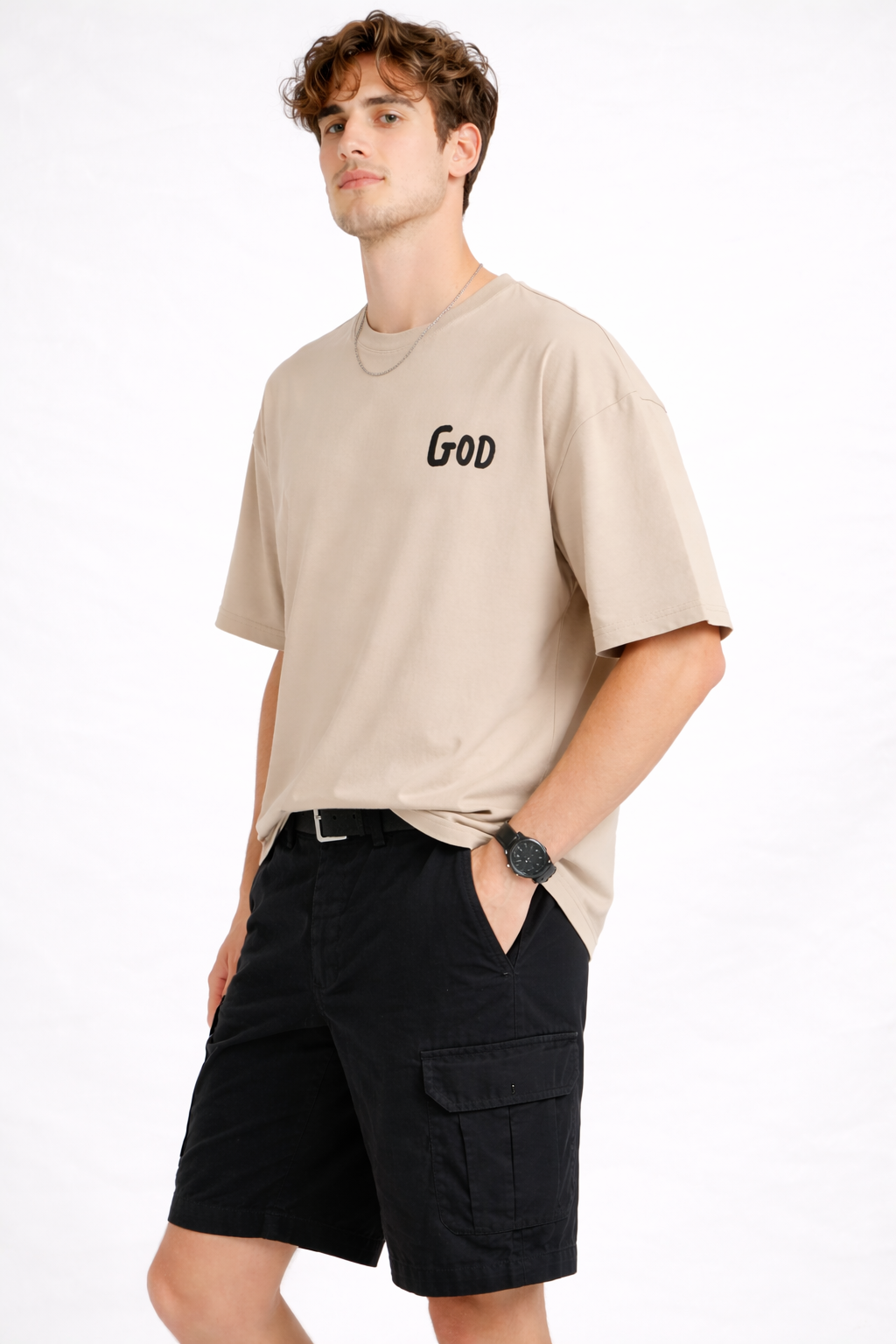 GOD OVERSIZED FIT TSHIRT image 2