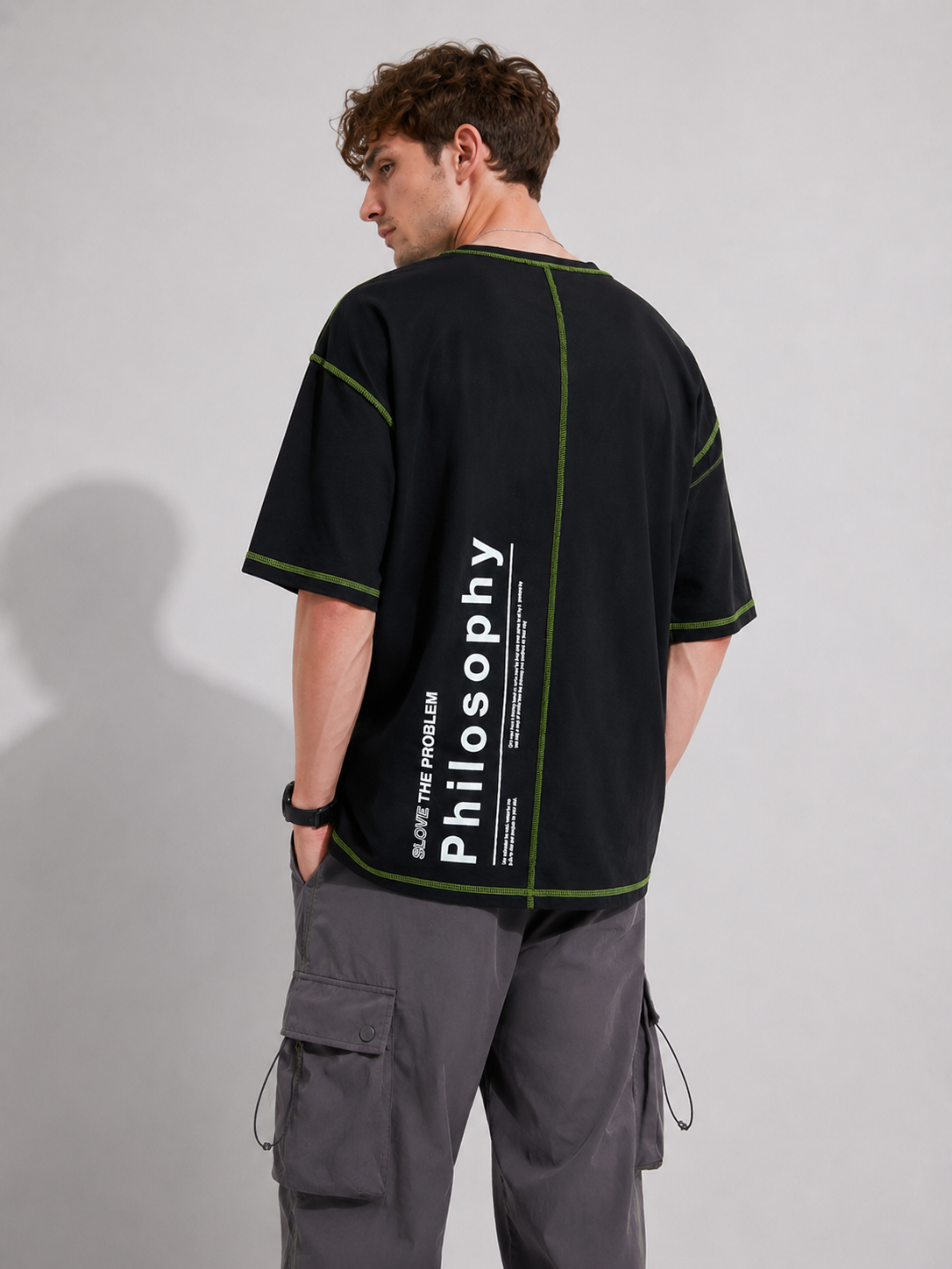 PHILOSOPHY OVERSIZED FIT TSHIRT image 2