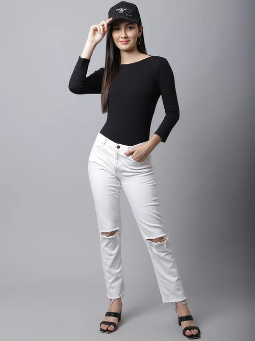 Black Bodysuit For Women image 1