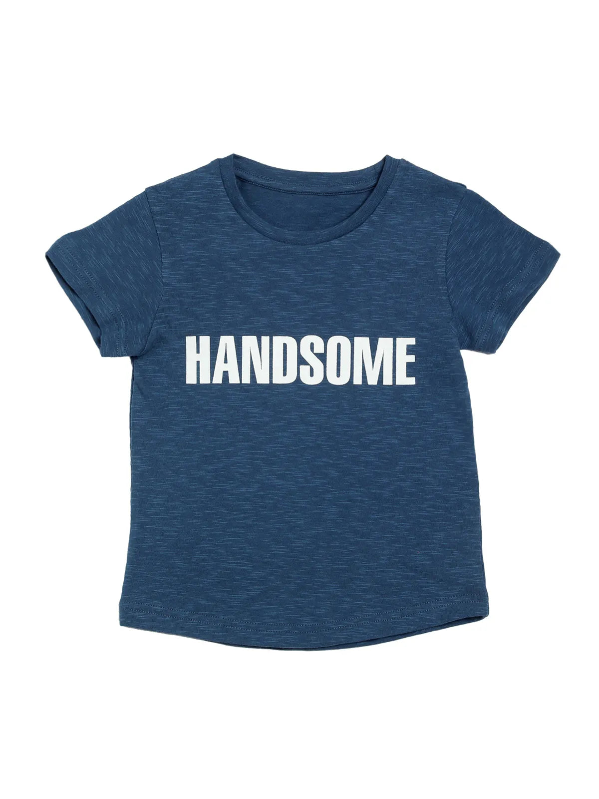 Door74 Boys Navy Handsome Printed Round Neck T-Shirt - 11-12Y image