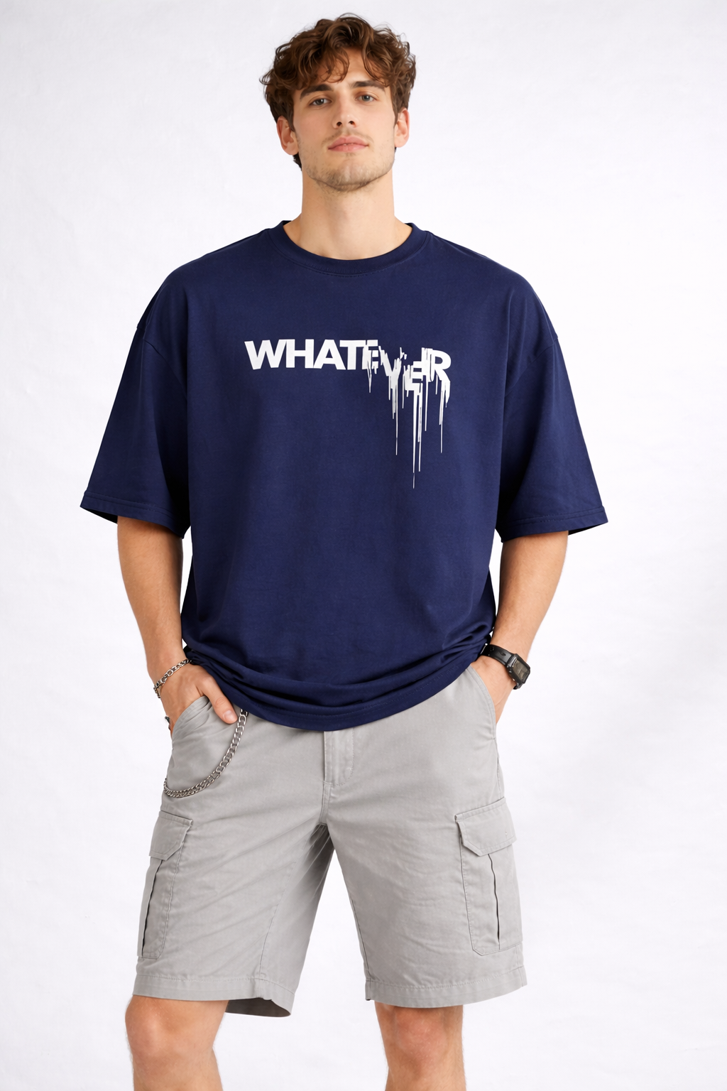 WHATEVER OVERSIZED FIT TSHIRT image 0