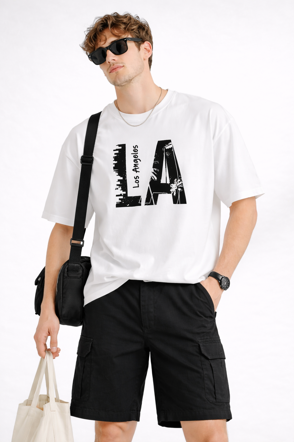 LOS ANGELES OVERSIZED FIT TSHIRT image 0