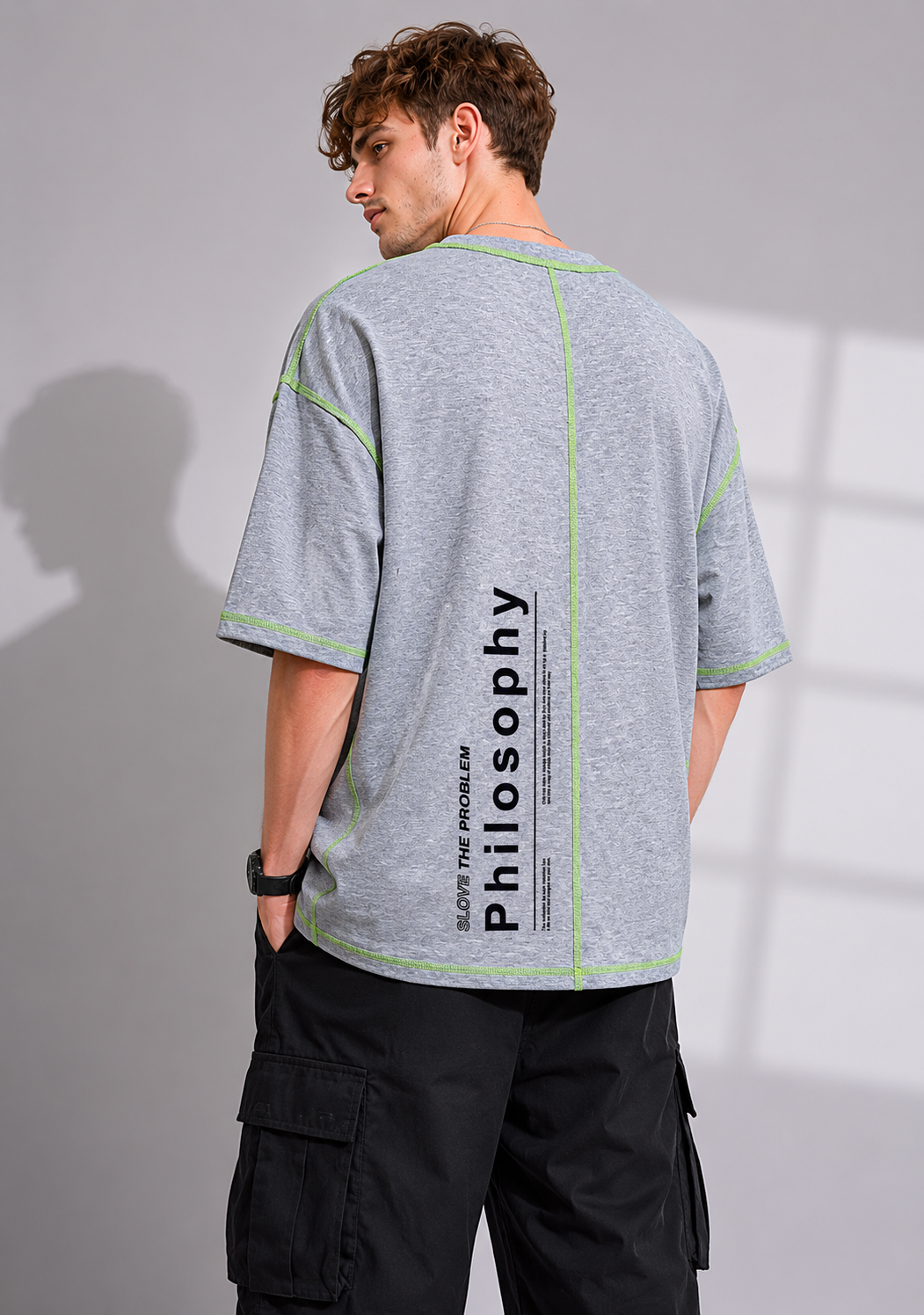 PHILOSOPHY OVERSIZED FIT TSHIRT image 1