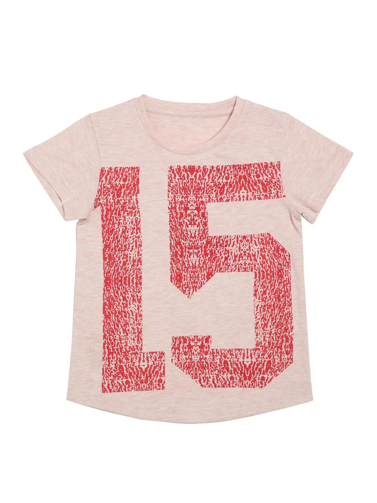 Door74 Unisex Pink 15 Printed Round Neck T-Shirt image 0