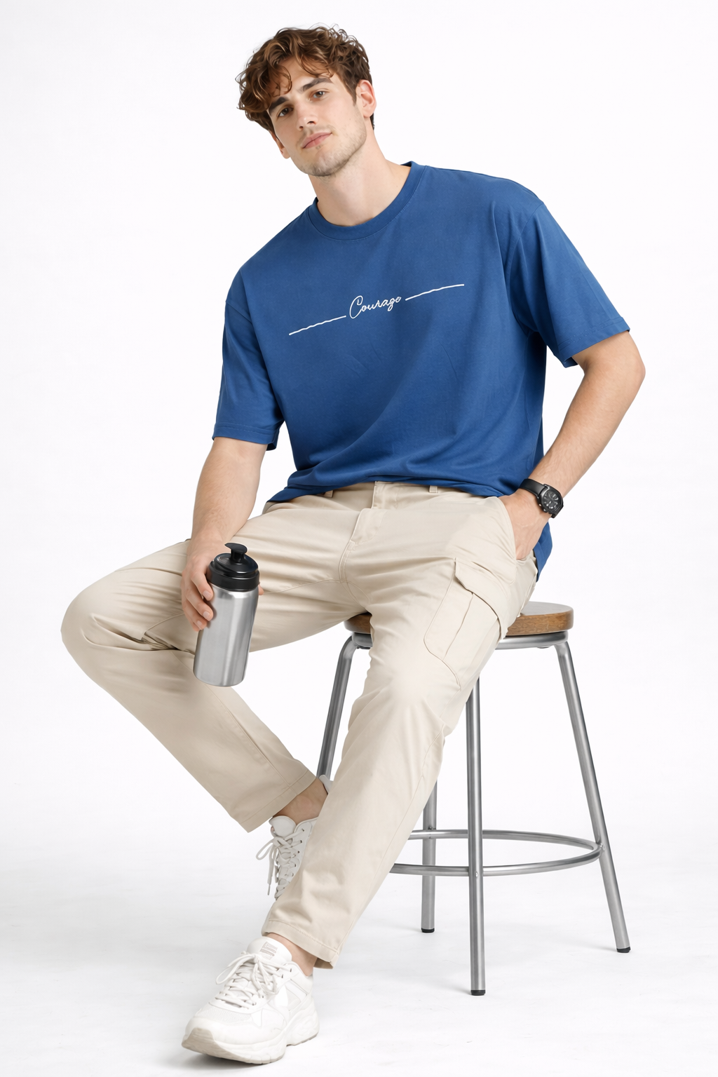 COURAGE OVERSIZED FIT TSHIRT image 4