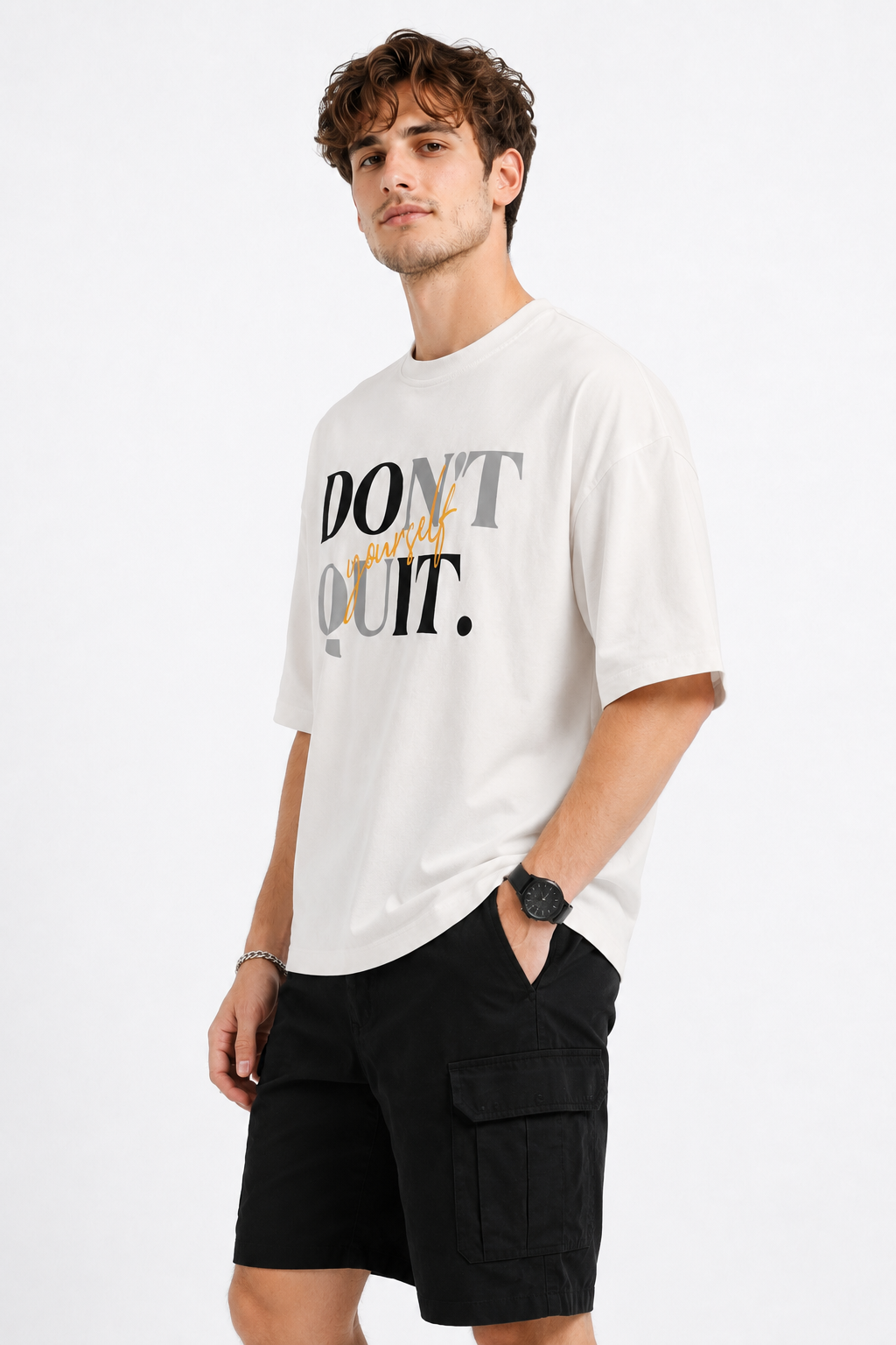 DON'T QUIT OVERSIZE FIT TSHIRT image 2
