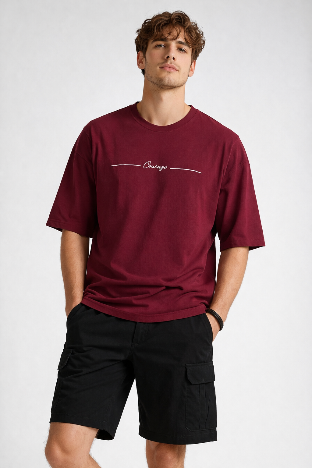 COURAGE OVERSIZED FIT TSHIRT image 0