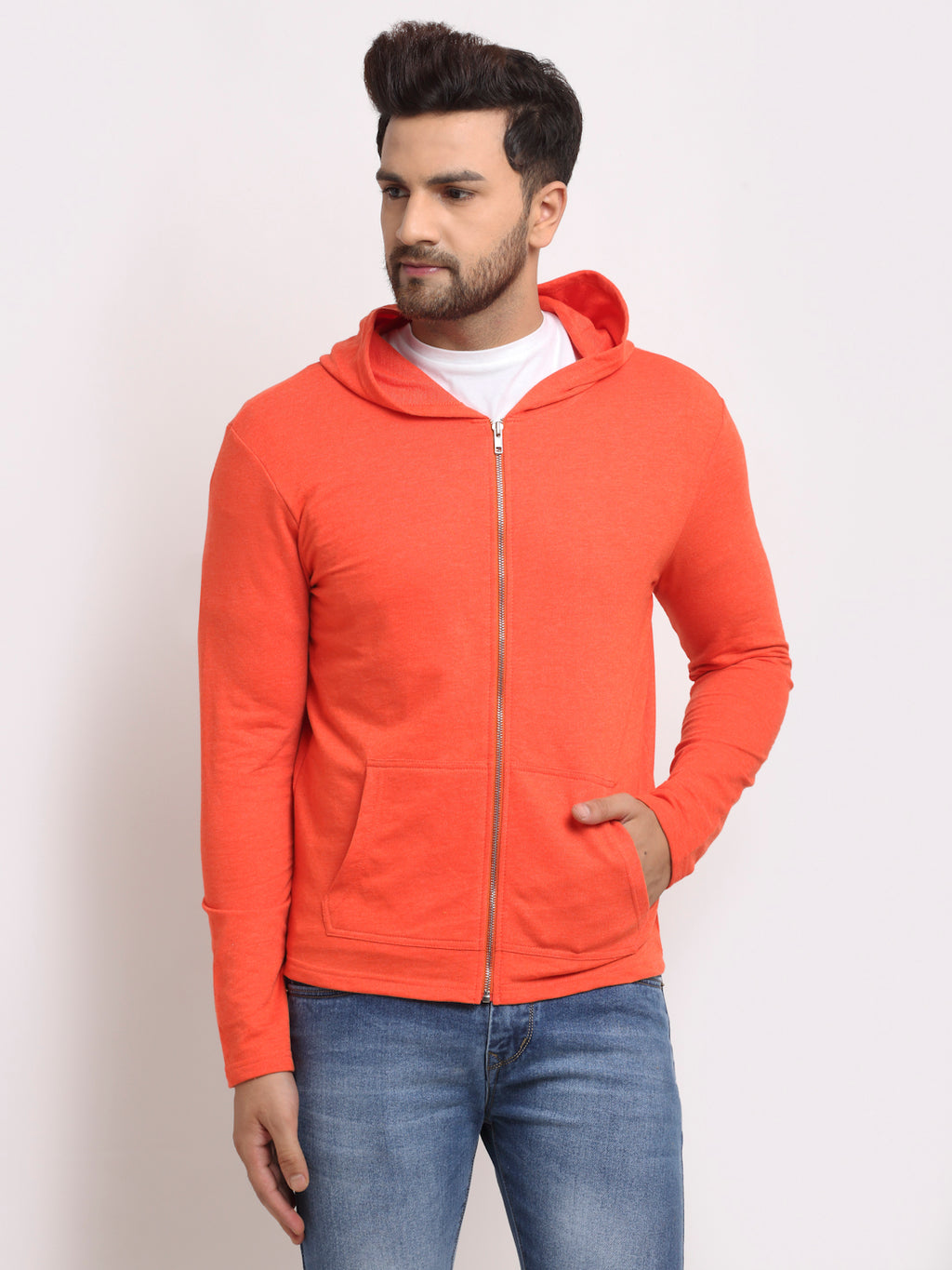 DOOR74 STYLISH HOODED JACKET WITH POCKETS image 0