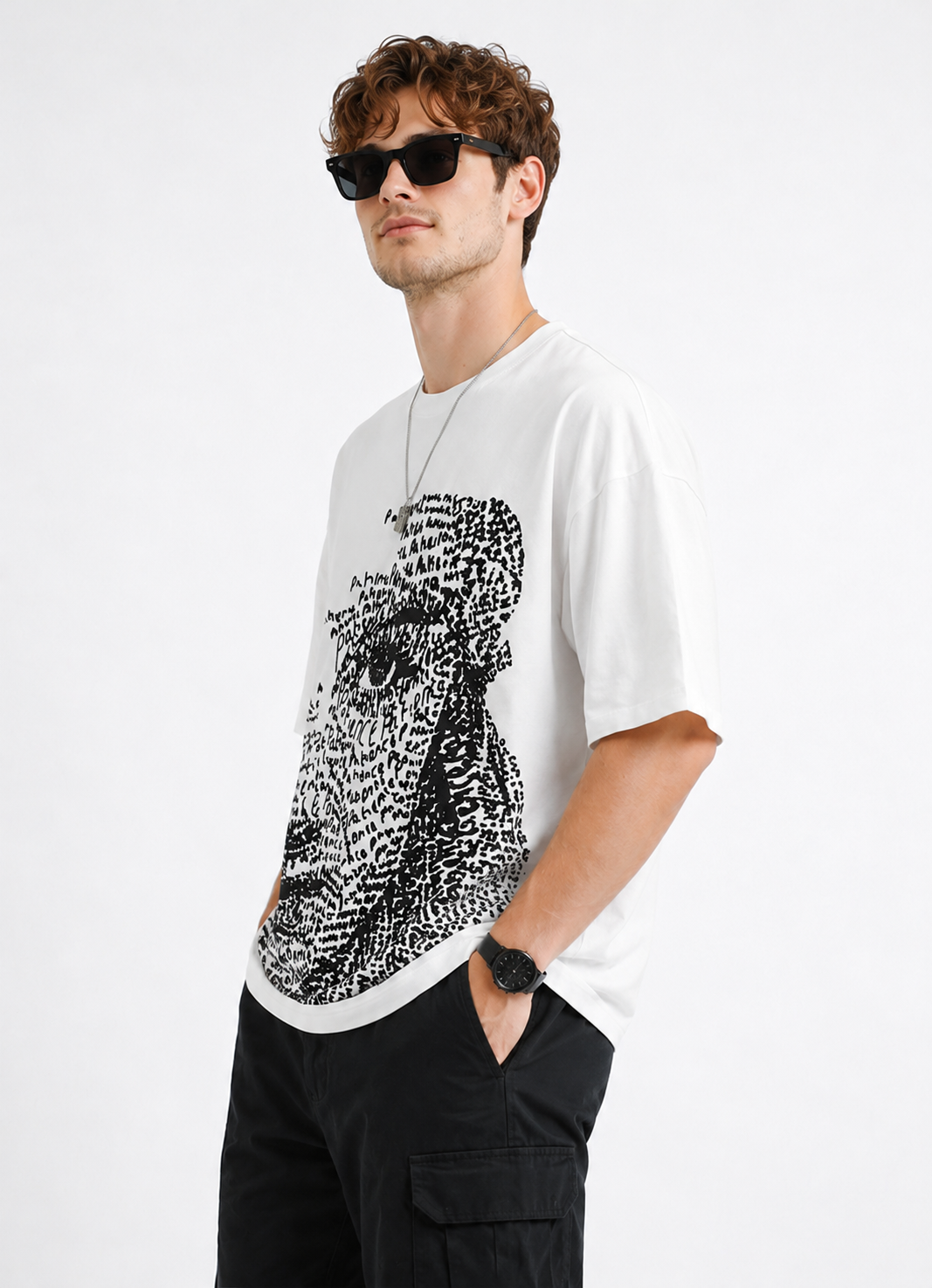 FACE OVERSIZE FIT TSHIRT image 2
