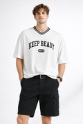 KEEP READY GRAPHIC OVERSIZED FIT TSHIRT image 0