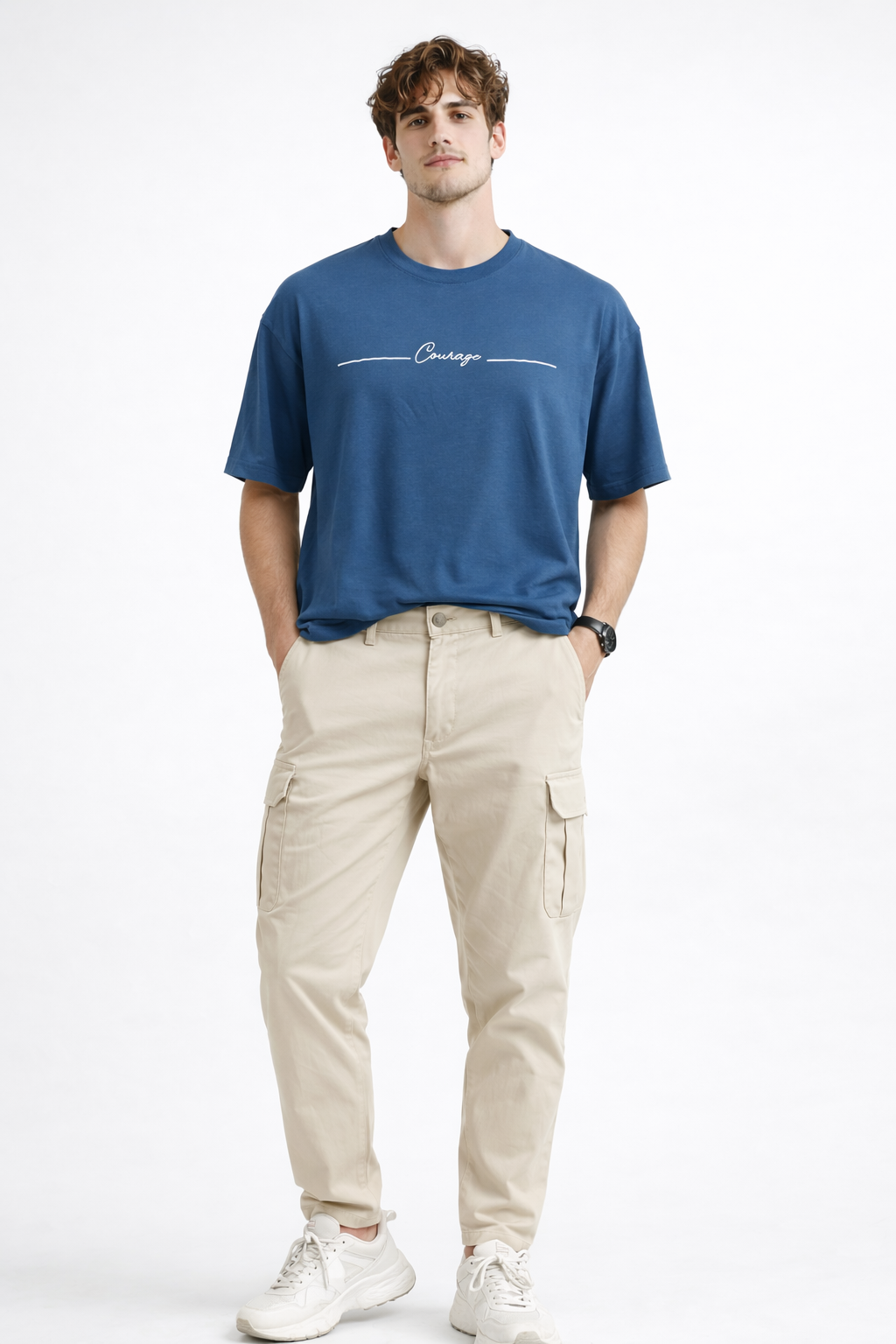 COURAGE OVERSIZED FIT TSHIRT image 0