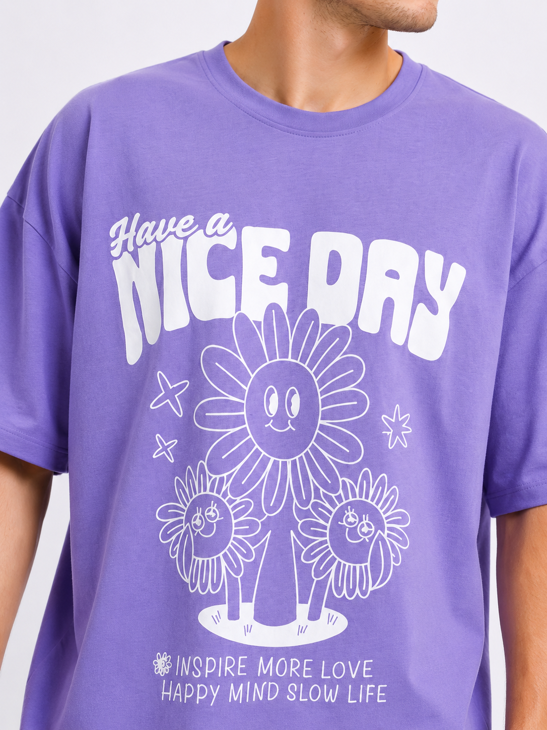 HAVE A NICE DAY OVERSIZE FIT TSHIRT image 3
