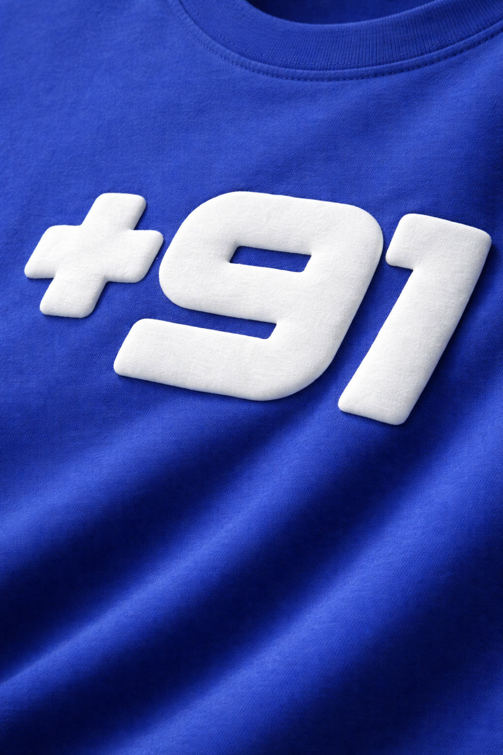 '+91 OVERSIZED FIT TSHIRT image 3