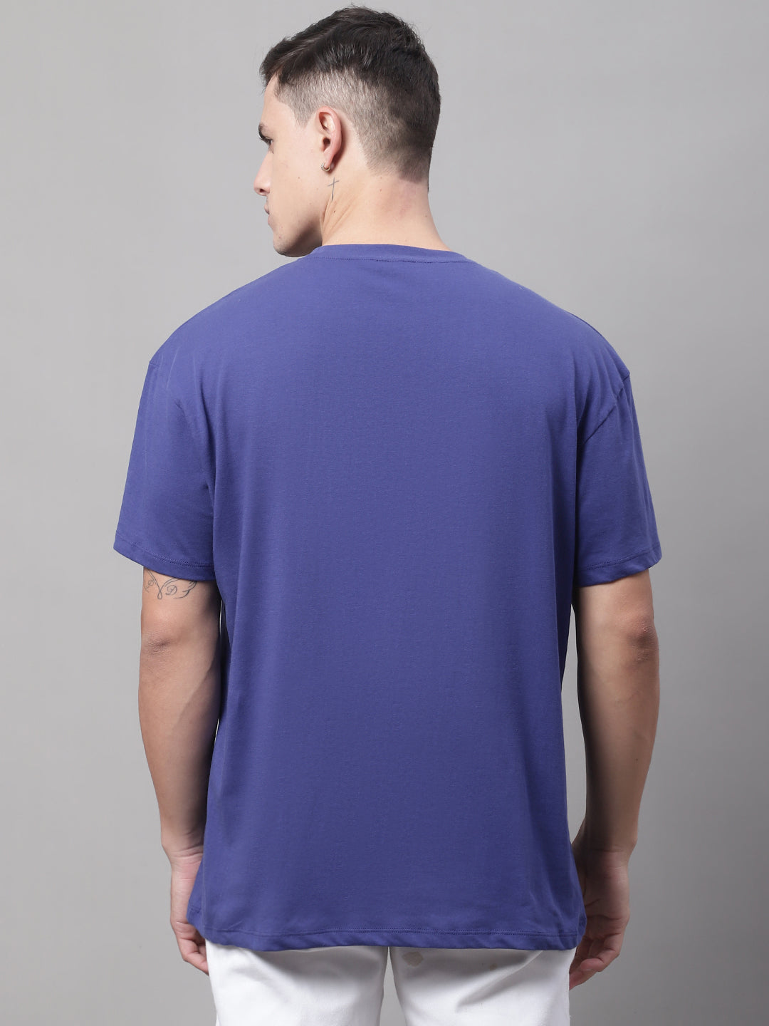 Change Thoughts Printed Navy-Color Oversize-Fit T-shirt image 5