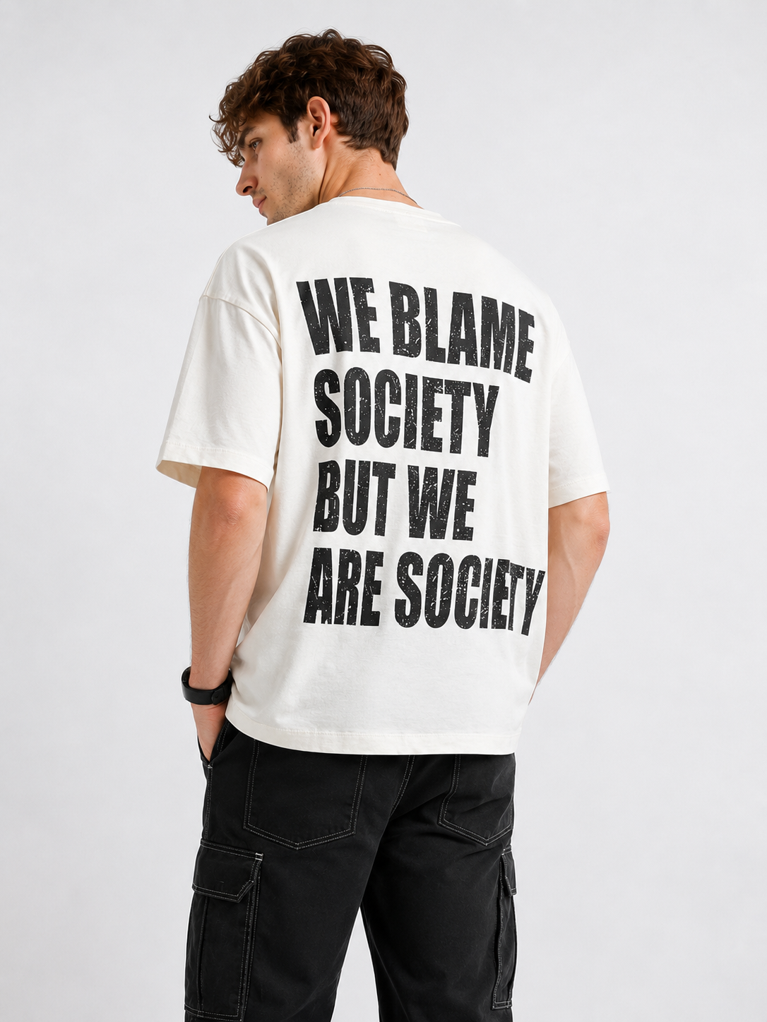 BLAME SOCIETY OVERSIZE FIT TSHIRT image 0
