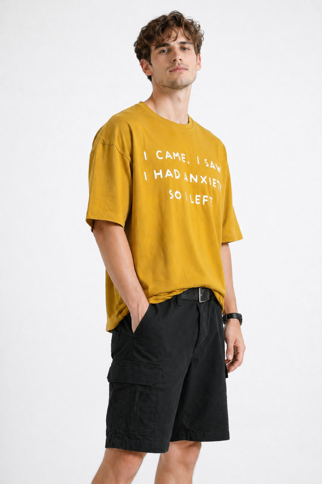 ANXIETY OVERSIZE FIT TSHIRT image 2