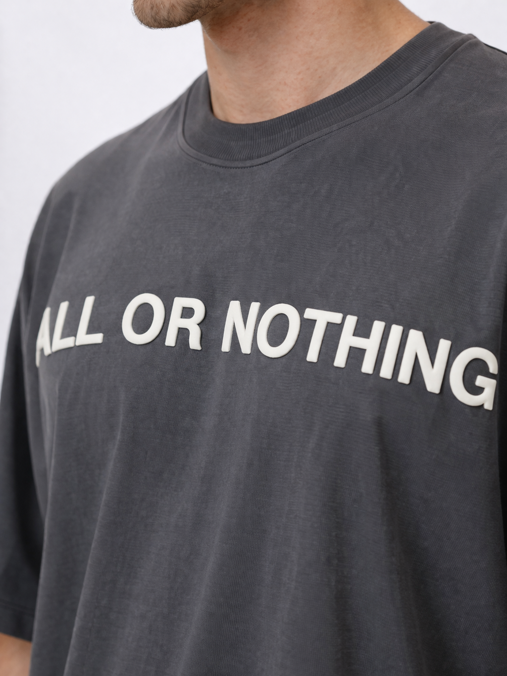 ALL OR NOTHING OVERSIZED FIT TSHIRT image 3