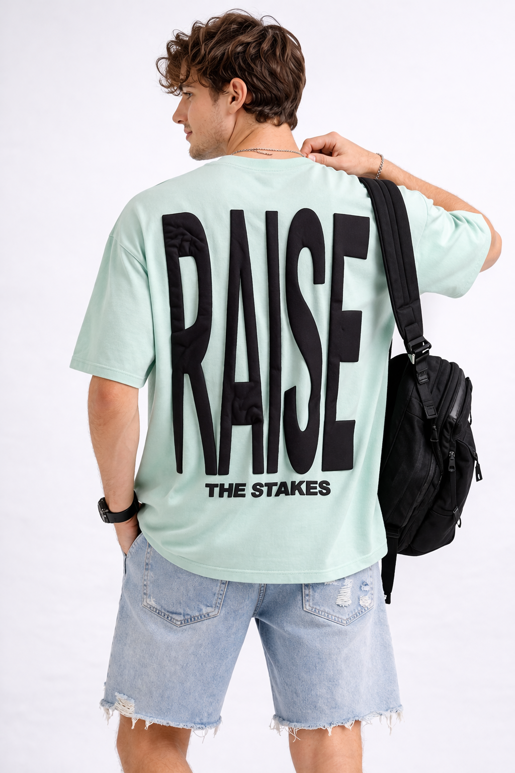ALL OR NOTHING OVERSIZED FIT TSHIRT image 0
