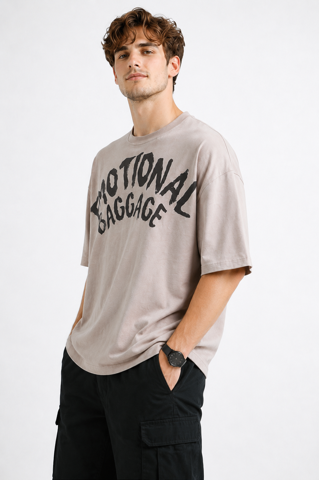 EMOTIONAL BAGGAGE OVERSIZE FIT TSHIRT image 4