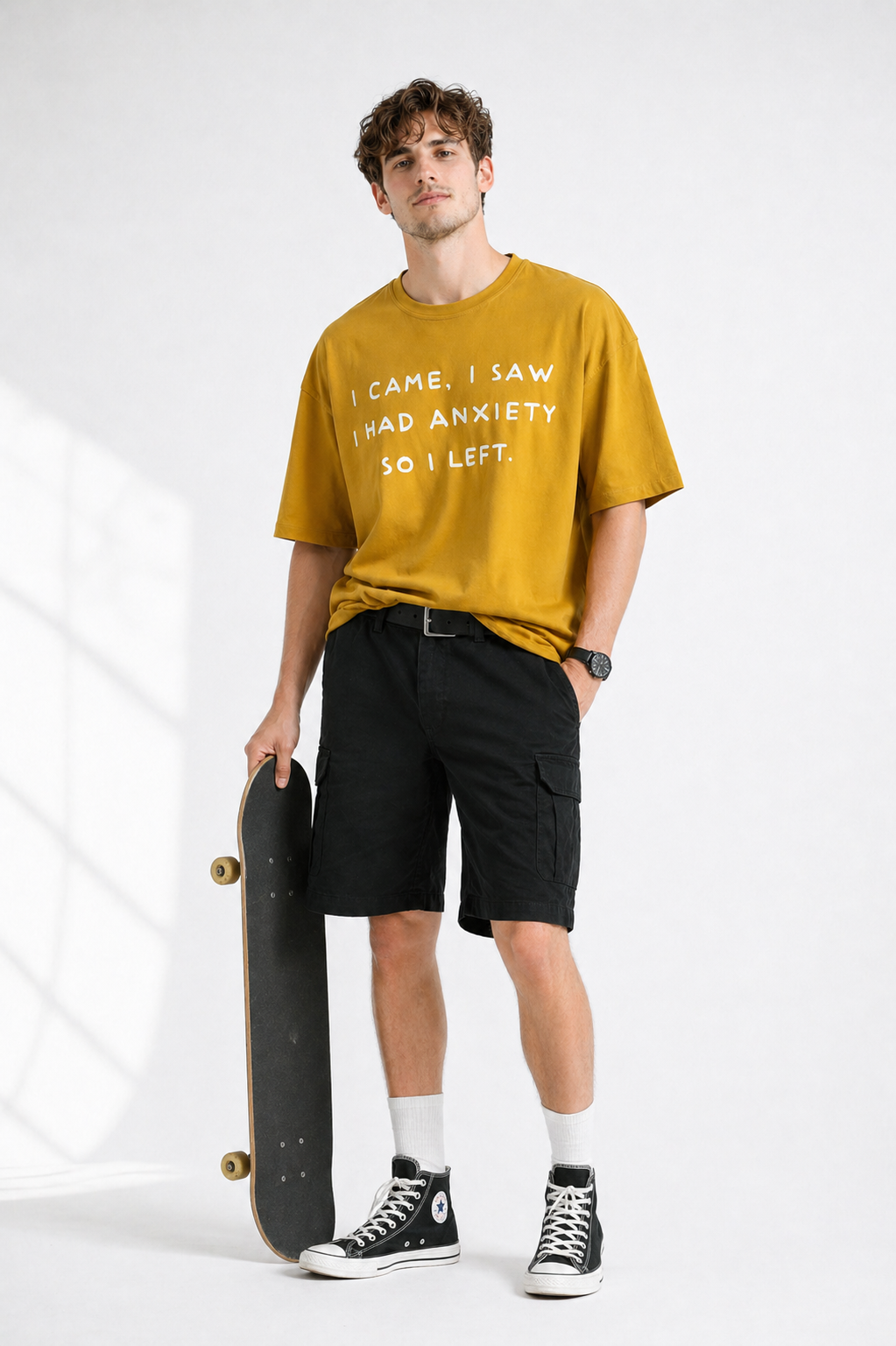 ANXIETY OVERSIZE FIT TSHIRT image 4