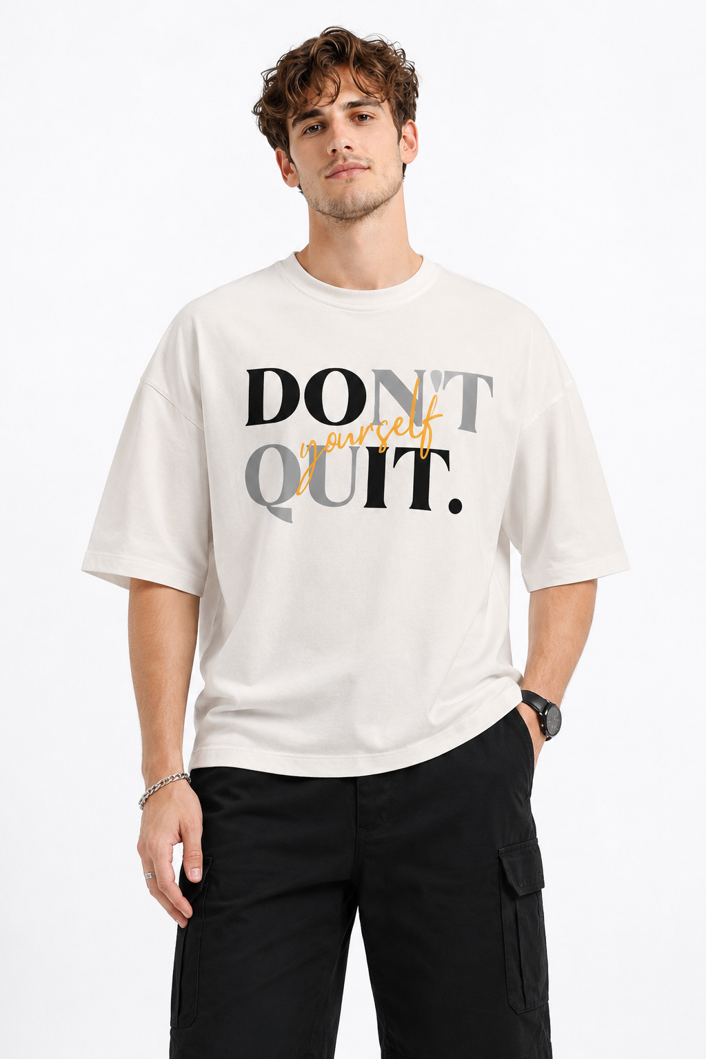 DON'T QUIT OVERSIZE FIT TSHIRT image 0