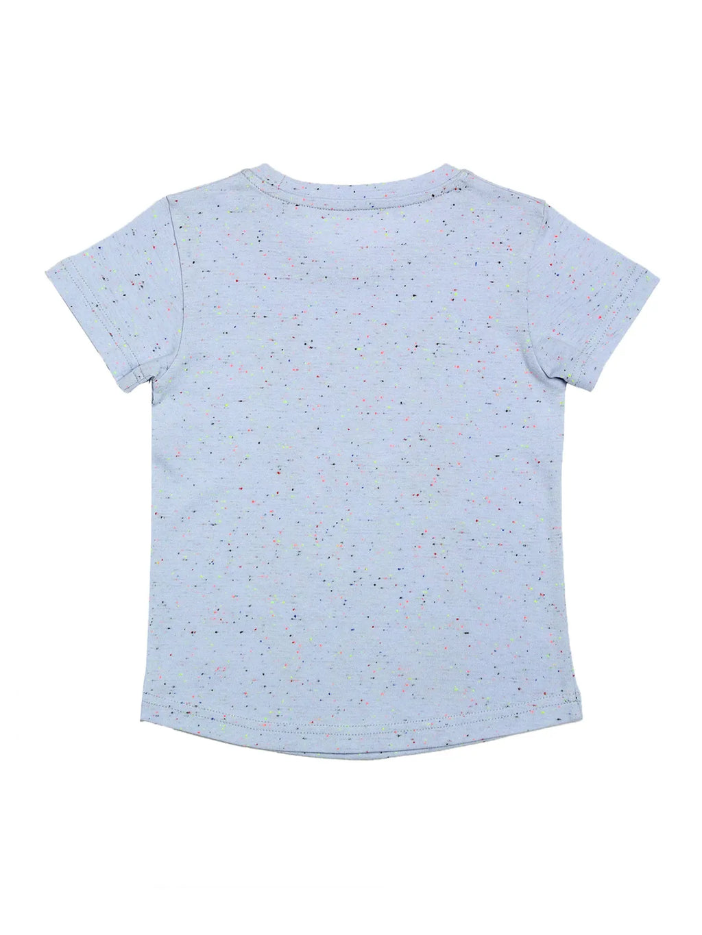 Door74 Unisex Blue Sunday Funday Ptinted Round Neck T-Shirt - 3-4Y image