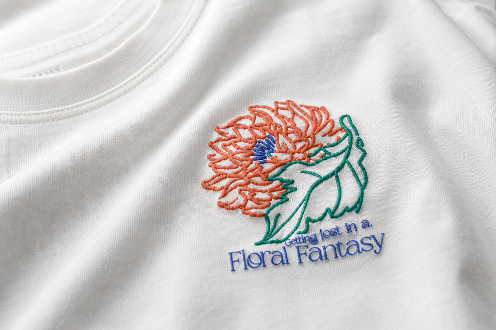 FLORAL FANTASY OVERSIZE FIT TSHIRT image 2