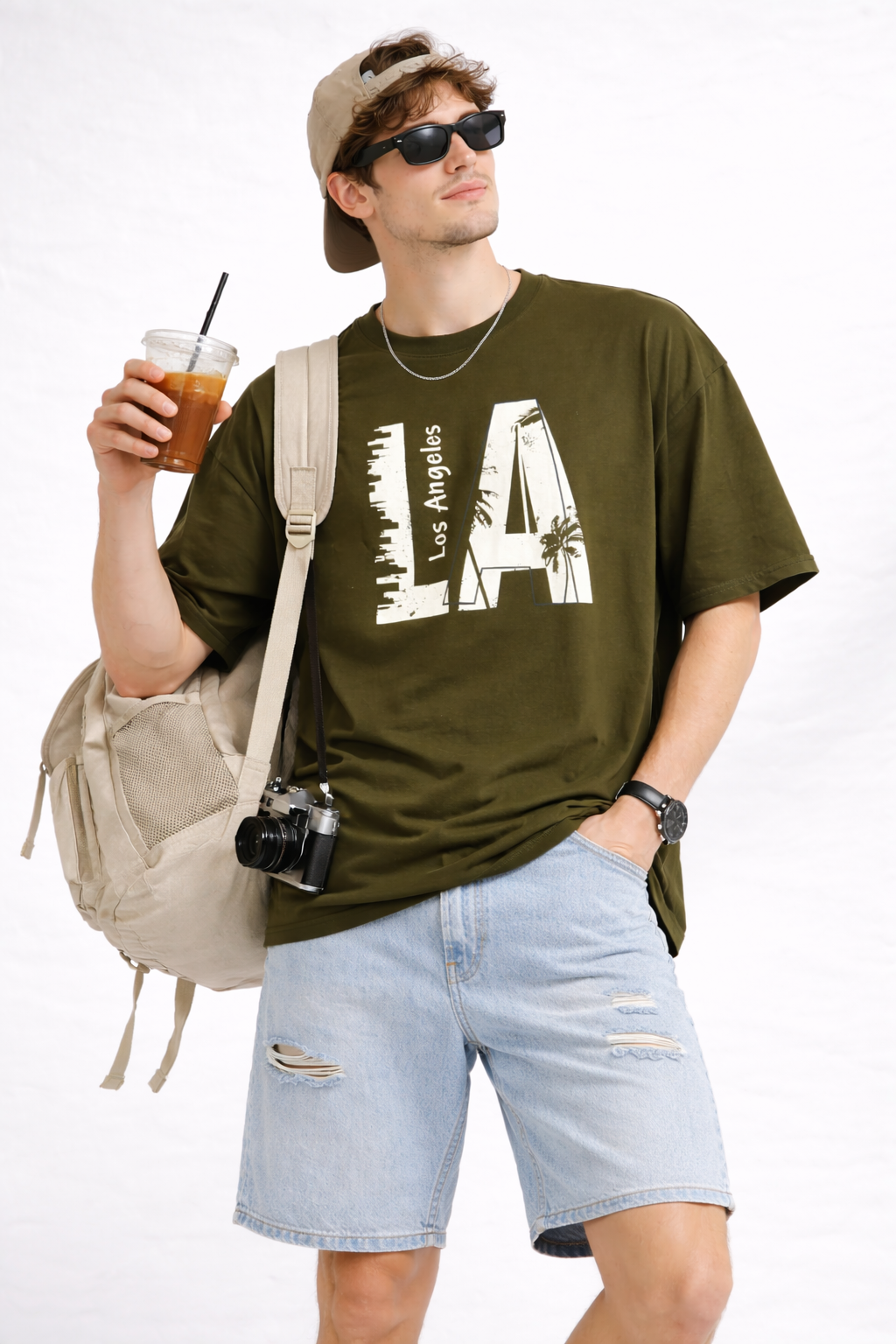 LOS ANGELES OVERSIZED FIT TSHIRT image 4