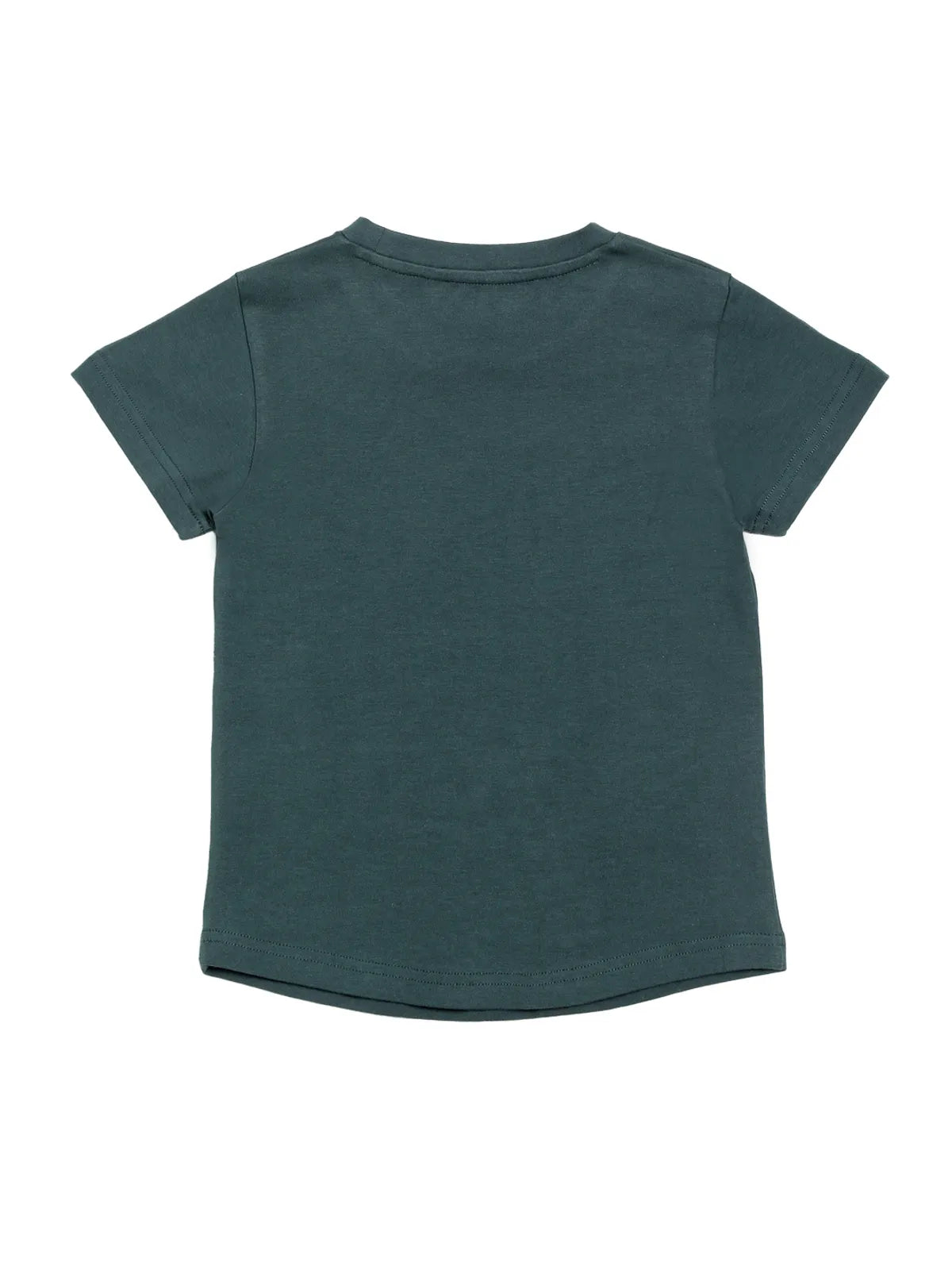 Door74 Unisex Green Favorite Child Printed Round Neck T-Shirt - 11-12Y image