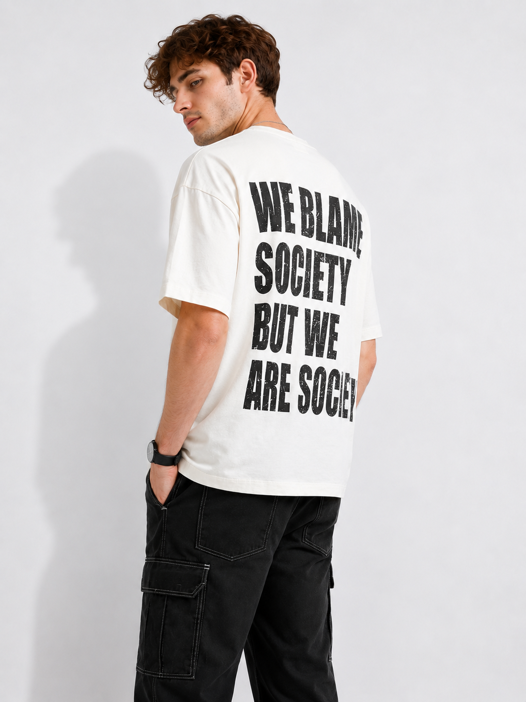 BLAME SOCIETY OVERSIZE FIT TSHIRT image 2