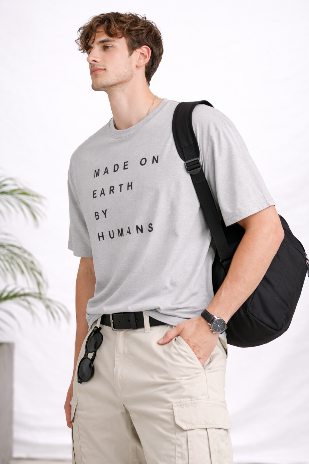 MADE ON EARTH OVERSIZED FIT TSHIRT image 2