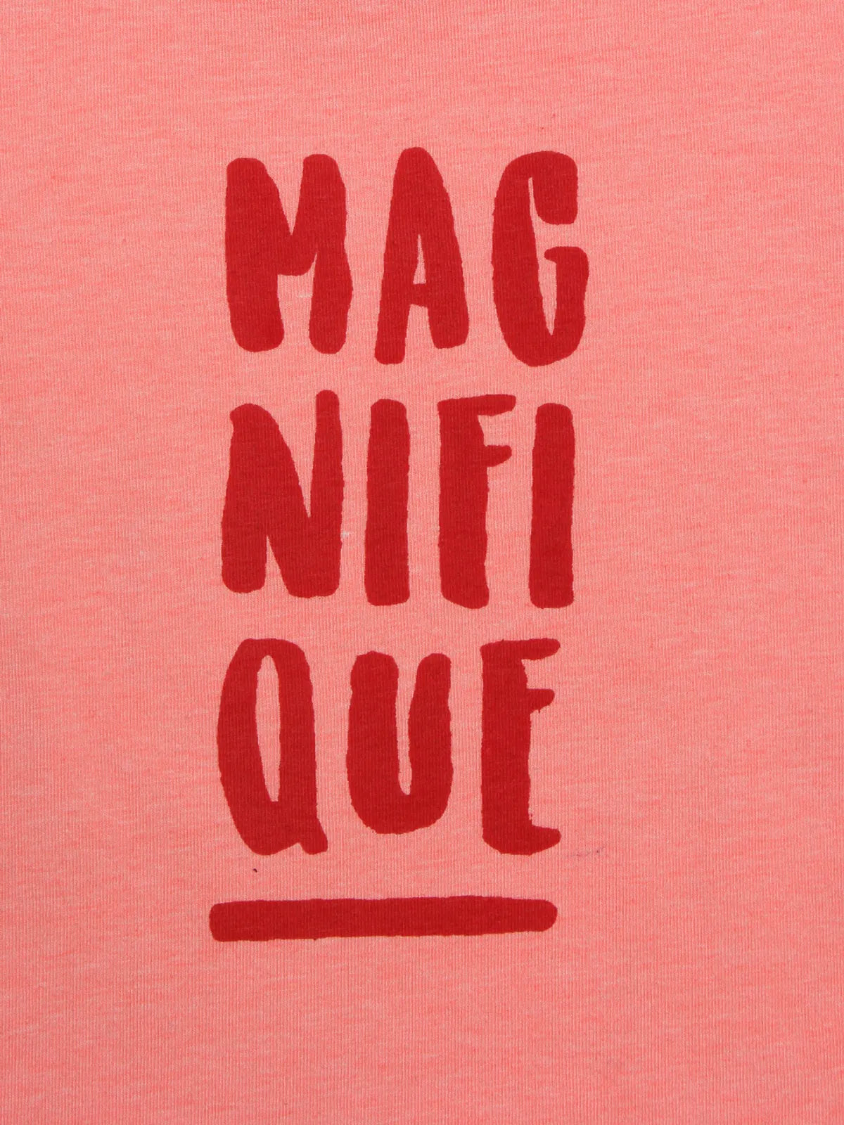 Door74 Unisex Pink Magnifique Ptinted Round Neck T-Shirt - 3-4Y image