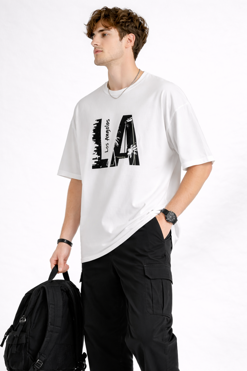 LOS ANGELES OVERSIZED FIT TSHIRT image 2