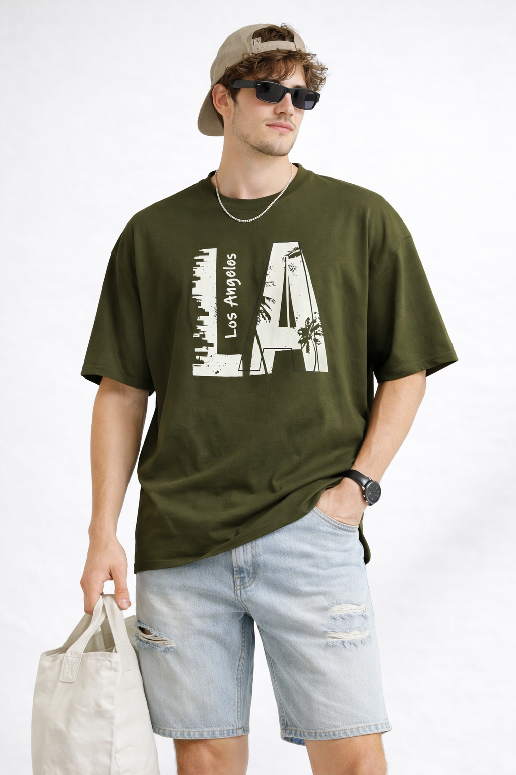 LOS ANGELES OVERSIZED FIT TSHIRT image 0