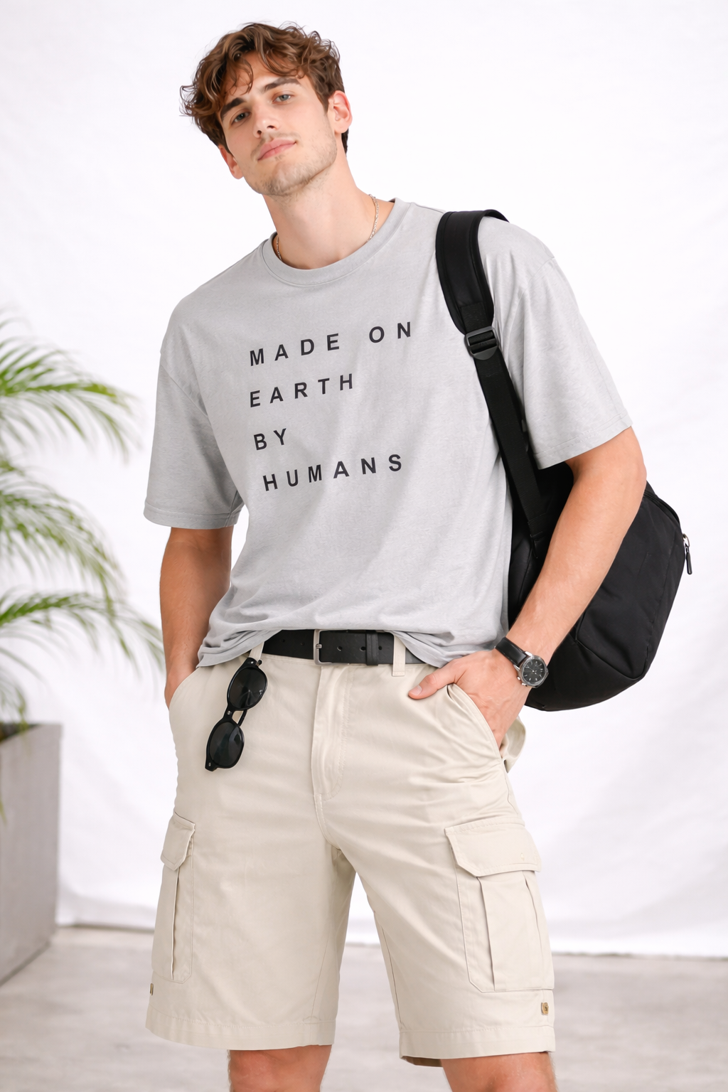 MADE ON EARTH OVERSIZED FIT TSHIRT image 0