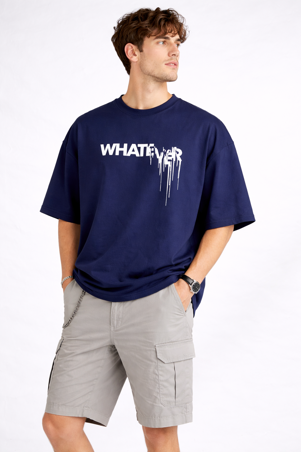 WHATEVER OVERSIZED FIT TSHIRT image 2